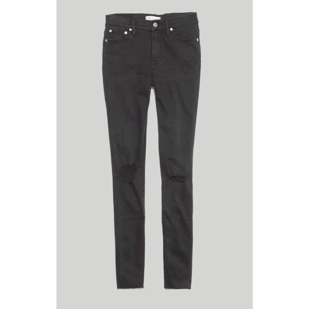 Madewell 9" Mid-Rise Skinny Jeans Women's Size 23 in Black Sea New With Tags!